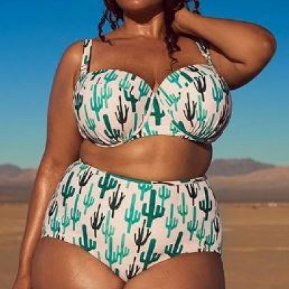 Swimsuits For All + Gabi Fresh Cactus Bikini